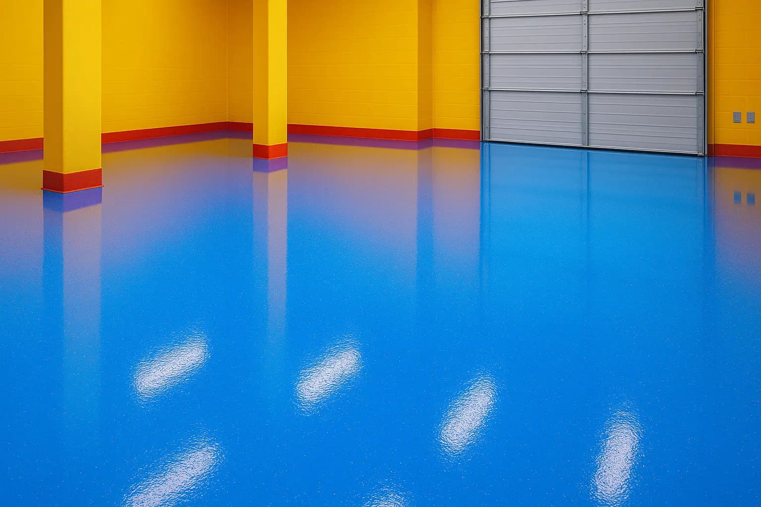 Epoxy flooring background