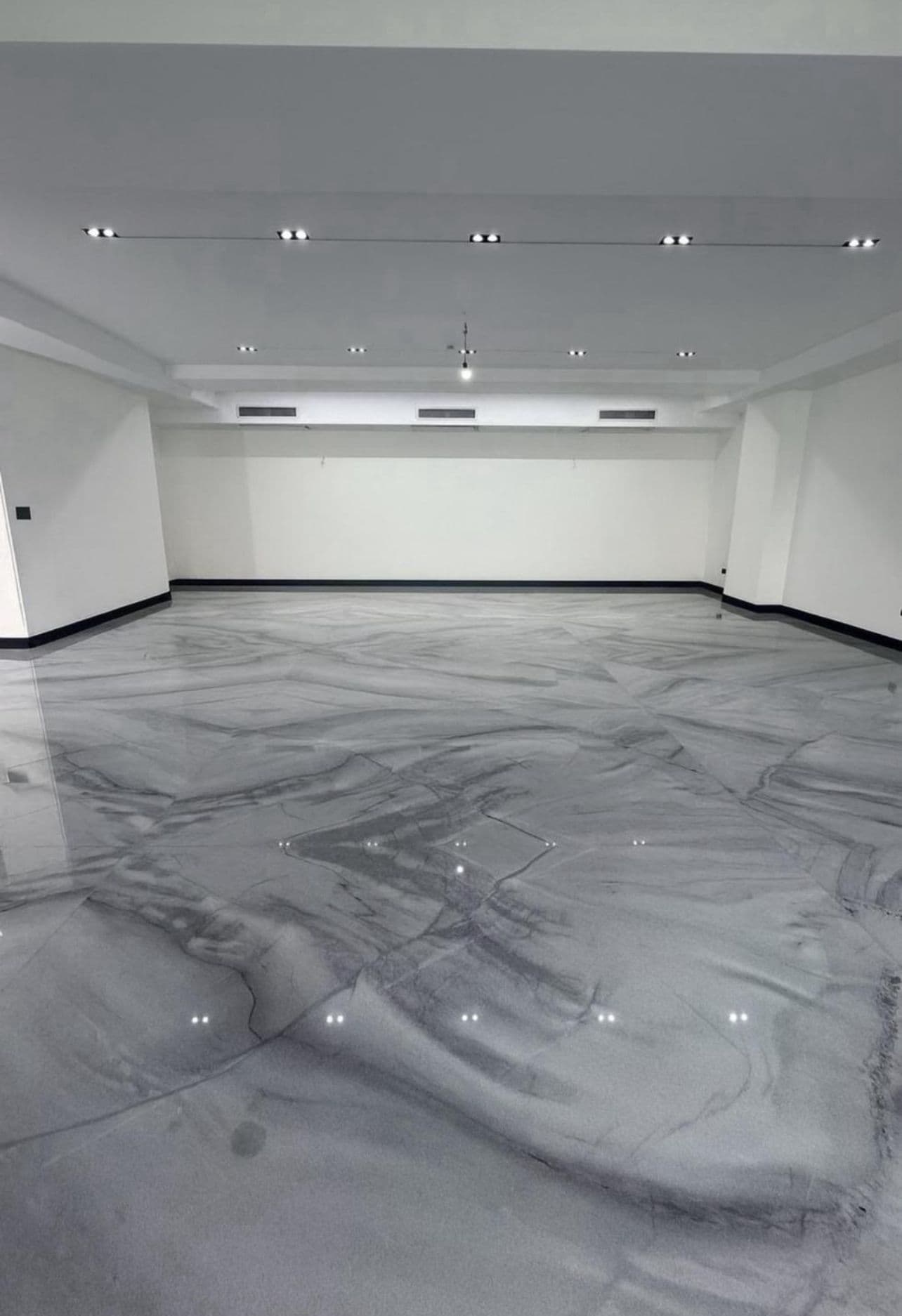 Manchester, UK - Grey Marble Commercial Space